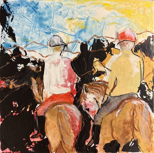 Gemeinsamer Aufbruch von Irina Staud, Malerei kaufen auf Singulart