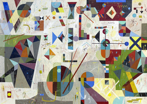 Time zones by Peteris Lidaka, Painting for Sale on Singulart