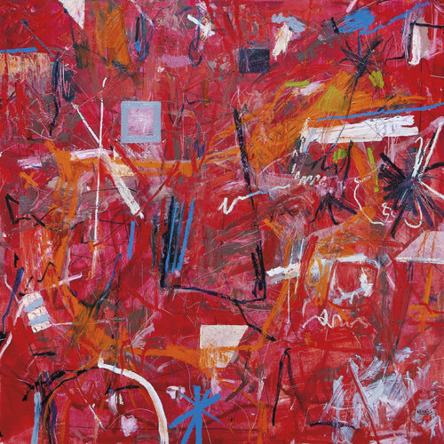 Impatience in Red by Peteris Lidaka, Painting for Sale on Singulart