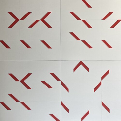 Entropy - Red Shift von Natalia Pacyna - NAPA, Werk auf Papier kaufen auf Singulart