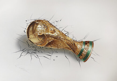 World Cup von Leonello Calvetti, Malerei kaufen auf Singulart