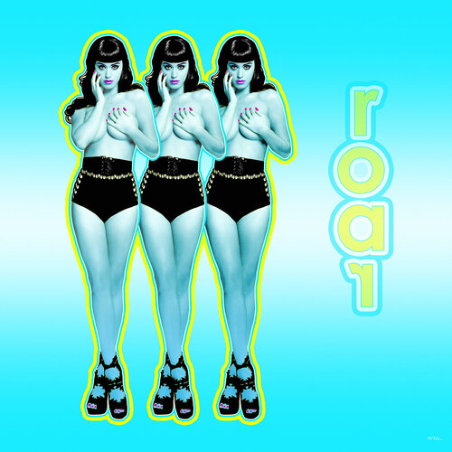 roar - Katy Perry (Katheryn Elizabeth Hudson) by Kauli aka Christof Kaul, Print for Sale on Singulart