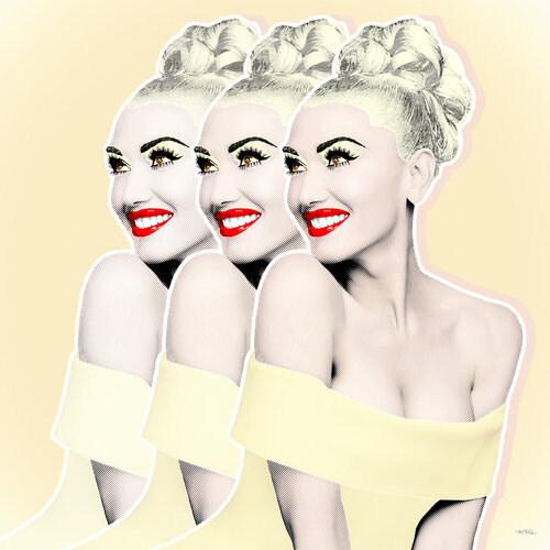 Gwen Stefani (Gwen Renée Stefani) by Kauli aka Christof Kaul, Print for Sale on Singulart
