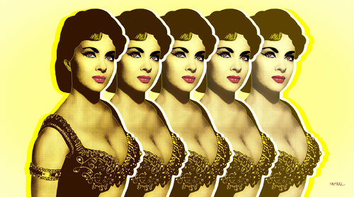 la Lollo (Gina Lollobrigida - Luigia ‘Gina’ Lollobrigida) par Kauli aka Christof Kaul, Édition en vente sur Singulart