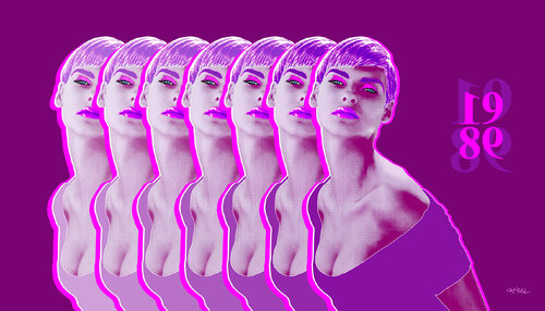 Linda Evangelista par Kauli aka Christof Kaul, Édition en vente sur Singulart