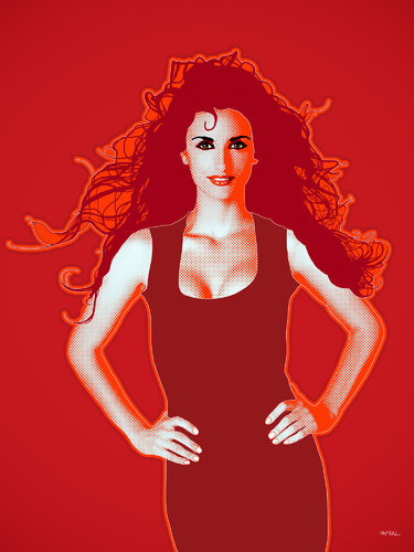 Pe is Penélope (Penélope Cruz Sánchez) by Kauli aka Christof Kaul, Print for Sale on Singulart