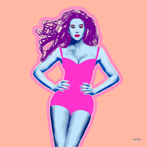 Monica Bellucci in Cocomero (Monica Anna Maria Bellucci) par Kauli aka Christof Kaul, Édition en vente sur Singulart