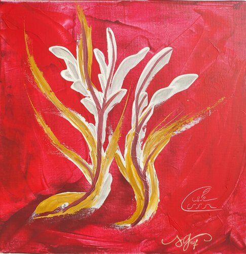 Flamenco von Sylvie Graf, Malerei kaufen auf Singulart