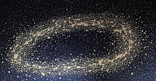 GALAXY di ALESSANDRA MERLI, Pittura in vendita su Singulart