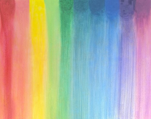 TOLLERANCE OR RAINBOW by ALESSANDRA MERLI, Painting for Sale on Singulart