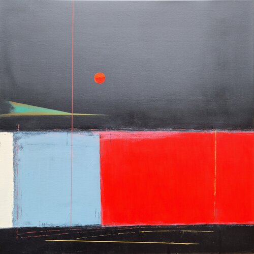 Midnight in a perfect world by Albert Tison, Painting for Sale on Singulart