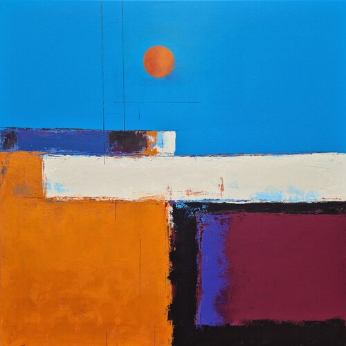 We shine like a burning star by Albert Tison, Painting for Sale on Singulart