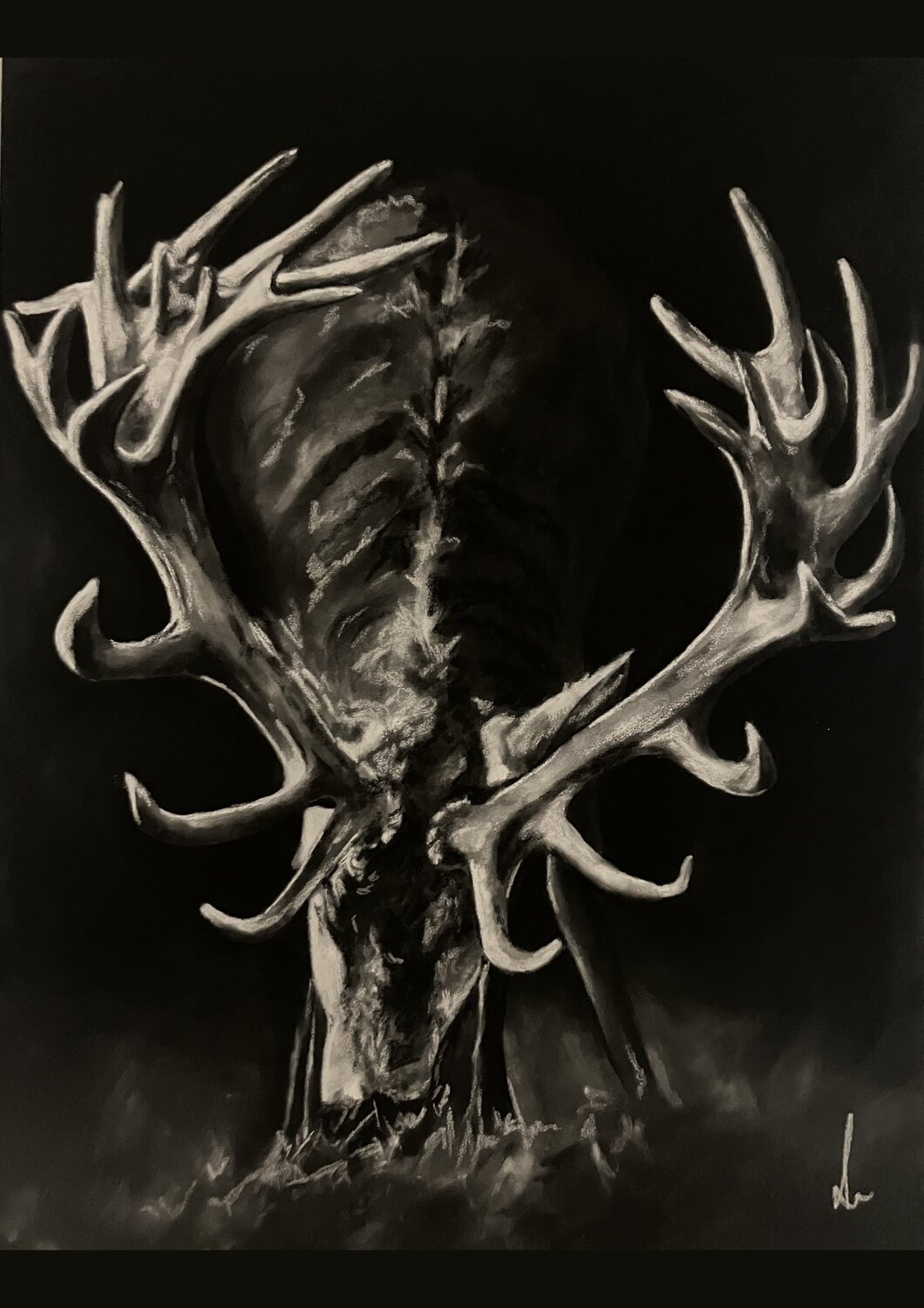 Among Shadows Diana Art Drawing for sale