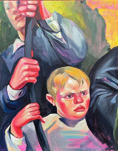 Non-childlike games di Kateryna Shadrina, Pittura in vendita su Singulart