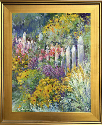 Lisa Flowers de Richard Wallich, Pintura a la venta en Singulart