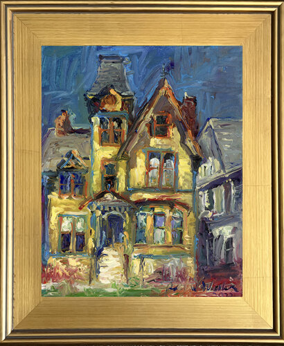 Bubby's House de Richard Wallich, Pintura a la venta en Singulart
