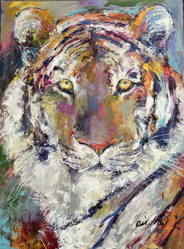 Tiger von Richard Wallich, Malerei kaufen auf Singulart