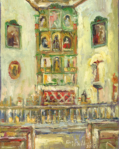SanMiguelChapel de Richard Wallich, Pintura a la venta en Singulart