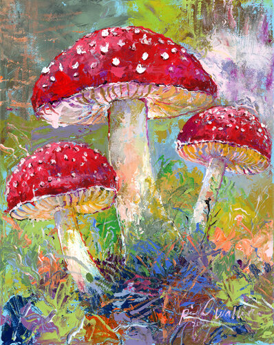 Shrooms von Richard Wallich, Malerei kaufen auf Singulart