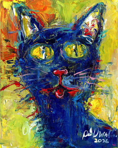 OopsCat de Richard Wallich, Pintura a la venta en Singulart