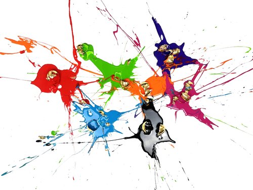 Creation from Chaos, Explosive Harmony di Santicri /, Altri media in vendita su Singulart