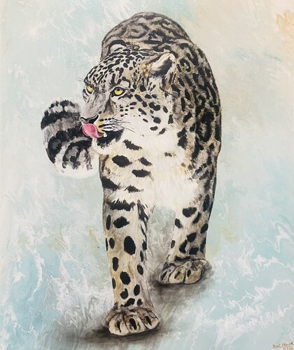 Irbis by David Plančík, Painting for Sale on Singulart