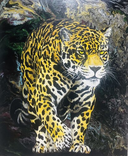 Jaguar van David Plančík, Schilderij te koop op Singulart