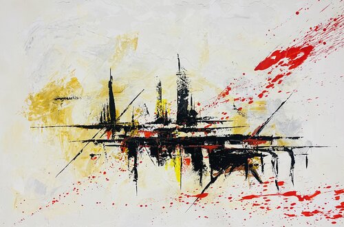 Náraz energie van David Plančík, Schilderij te koop op Singulart