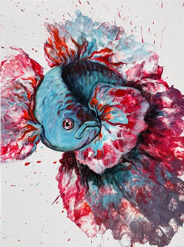 Betta di David Plančík, Pittura in vendita su Singulart