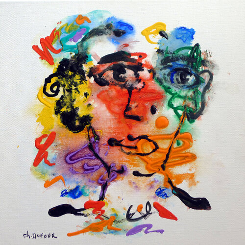 SALTIMBANQUE by Chantal DUFOUR, Painting for Sale on Singulart