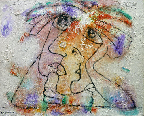 LE RÊVEUR par Chantal DUFOUR, Peinture en vente sur Singulart