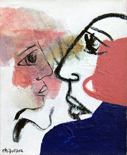 REGARDE par Chantal DUFOUR, Peinture en vente sur Singulart