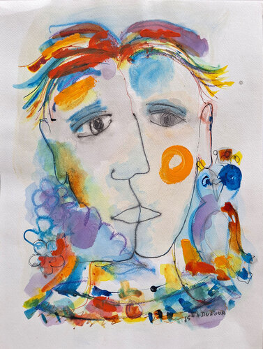 HUMEUR VAGABONDE par Chantal DUFOUR, Œuvre sur papier en vente sur Singulart