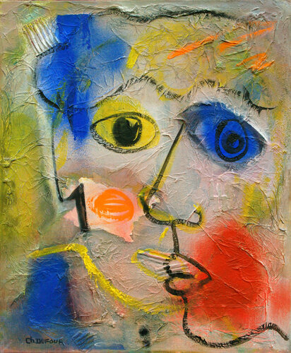 LA PASSANTE par Chantal DUFOUR, Peinture en vente sur Singulart