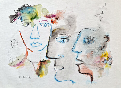 LES RESCAPES by Chantal DUFOUR, Work on Paper for Sale on Singulart