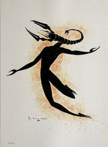 Scorpion (Scorpio) by Frédéric Delanglade, Print for Sale on Singulart