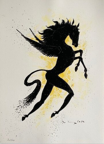 Pégase (Pegasus) by Frédéric Delanglade, Print for Sale on Singulart