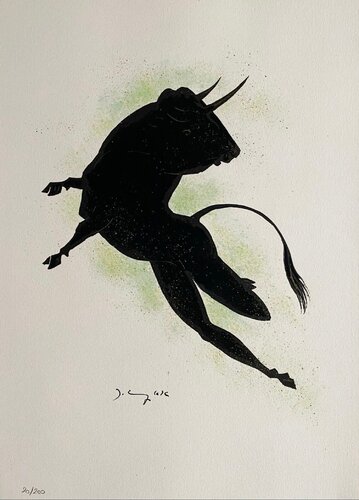 Taureau (Taurus) by Frédéric Delanglade, Print for Sale on Singulart