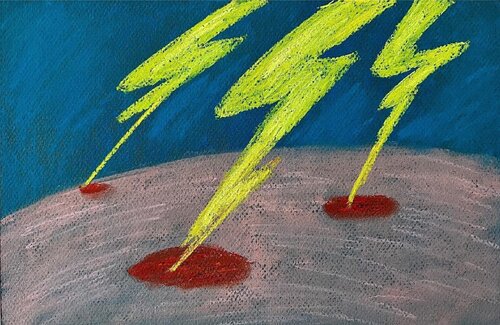Heaven Thunder van Yiming Tang, Werk op papier te koop op Singulart