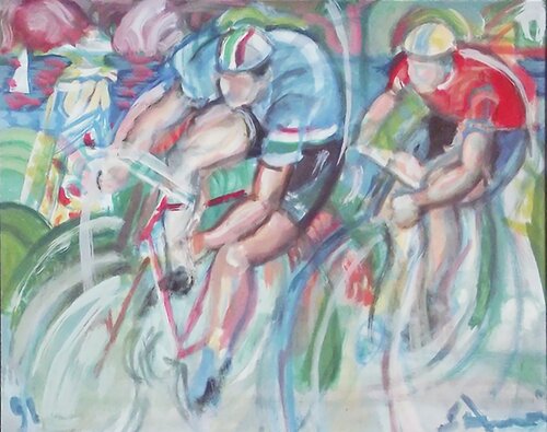 Parigi Nizza (Paris-Nice) di Daniel Schinasi, Pittura in vendita su Singulart