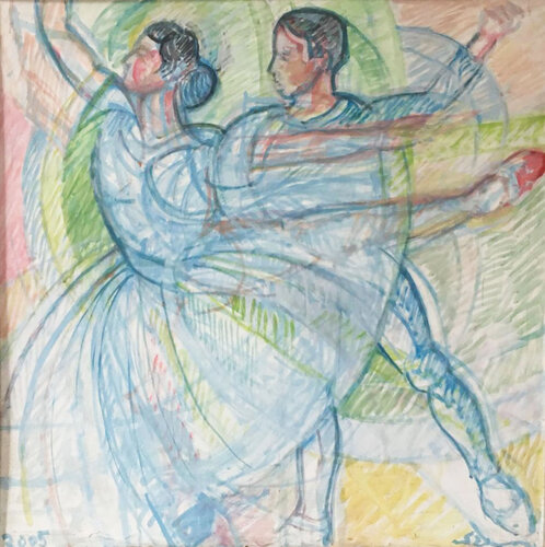 Ballerina e Ballerino di Daniel Schinasi, Pittura in vendita su Singulart