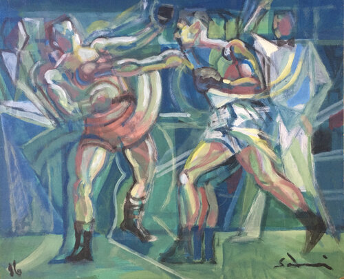 Boxe di Daniel Schinasi, Pittura in vendita su Singulart