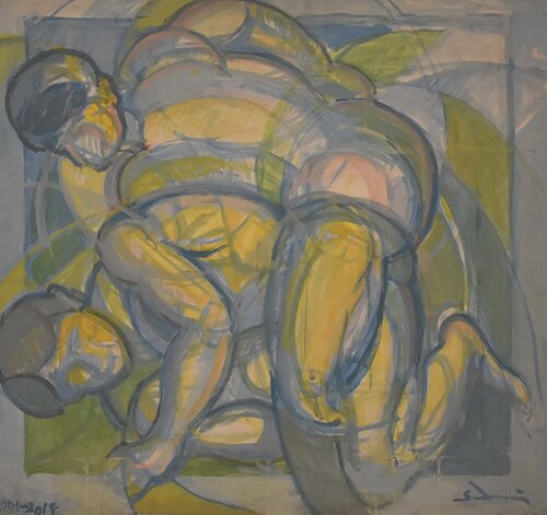 La Lotta di Daniel Schinasi, Pittura in vendita su Singulart