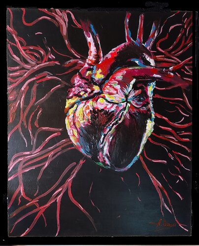 099_CS_Corazón by Antonio Bocero Sanchez, Painting for Sale on Singulart