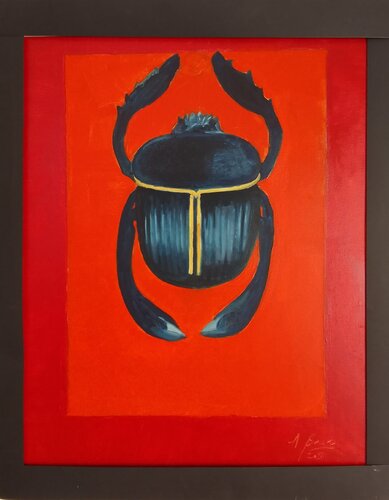 099_CI_Escarabeo di Antonio Bocero Sanchez, Pittura in vendita su Singulart