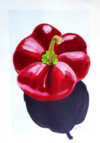 099_CJ_Capsicum_annuum. di Antonio Bocero Sanchez, Pittura in vendita su Singulart