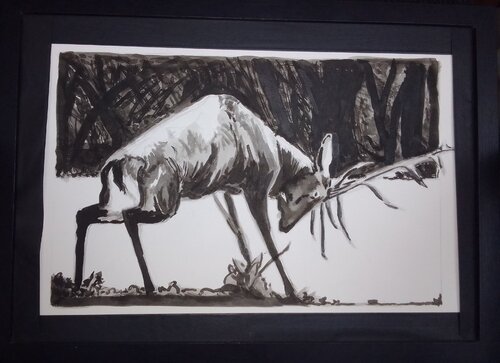 099_CA_Cervido di Antonio Bocero Sanchez, Opera su carta in vendita su Singulart