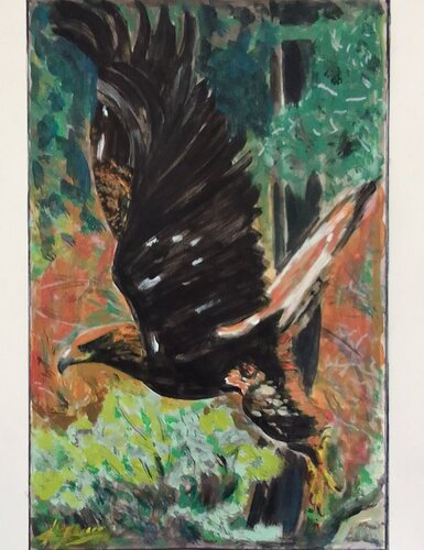 099_CA_Aguila_Cordoba di Antonio Bocero Sanchez, Pittura in vendita su Singulart
