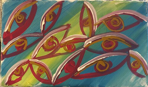 I SEE YOU di Chiara Bernini, Pittura in vendita su Singulart