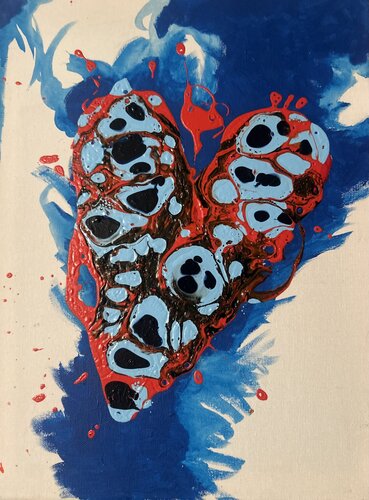 Liquid heart 2.0 par Chiara Bernini, Peinture en vente sur Singulart